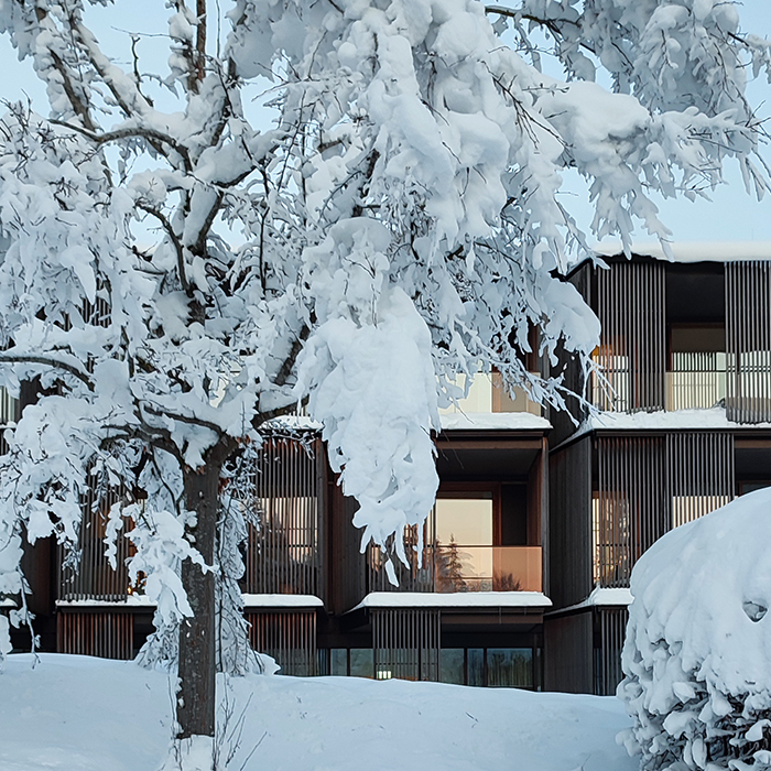 Resorts im Winter